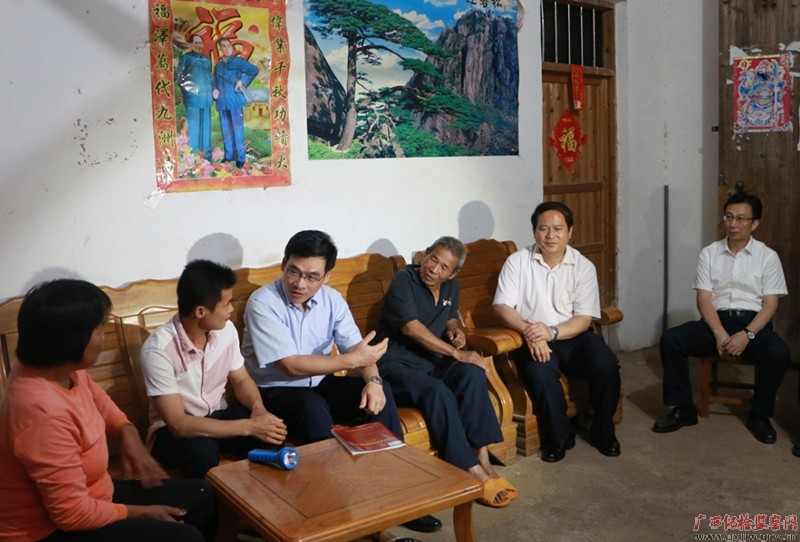 秦斌到藤县蹲点调研专项治理工作