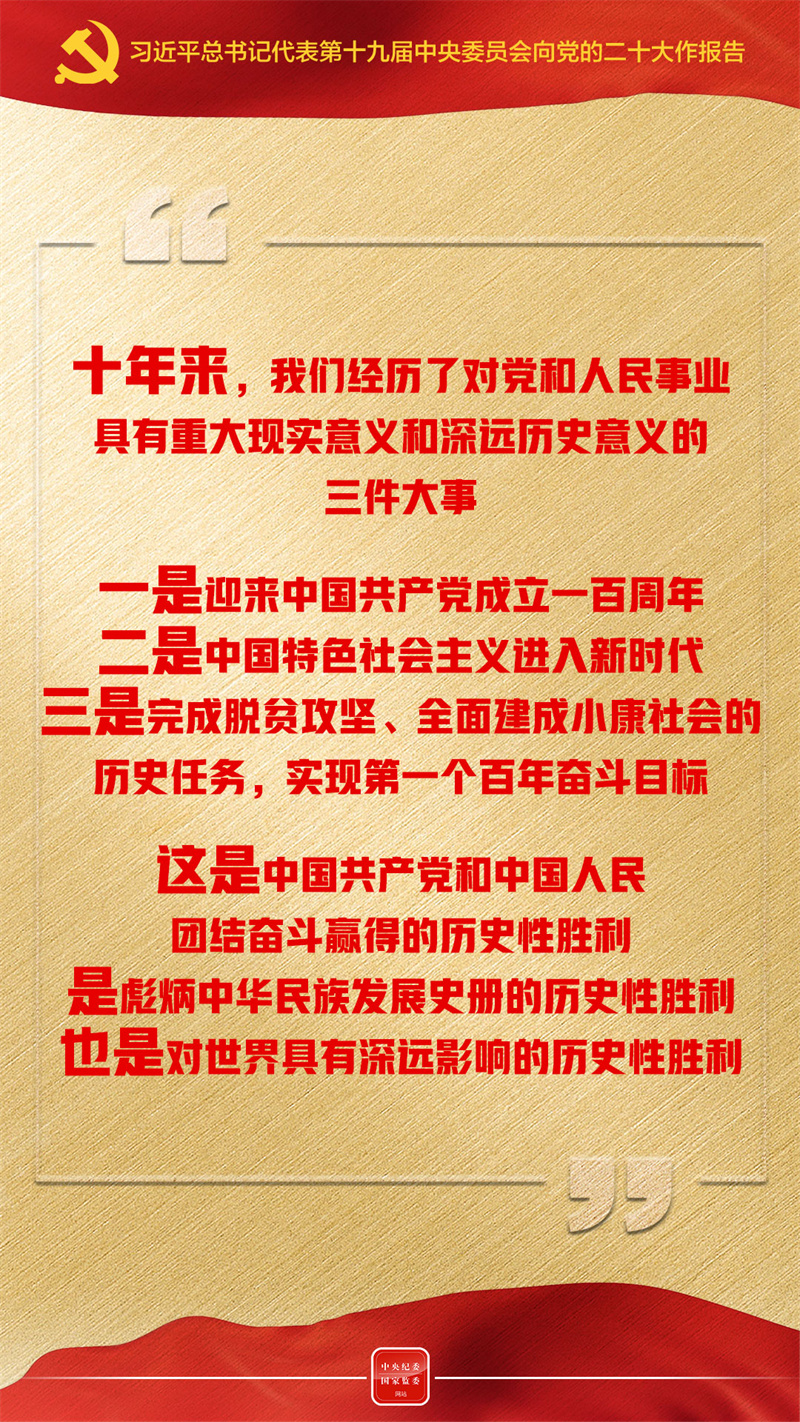十八大召开十年来我们经历的三件大事